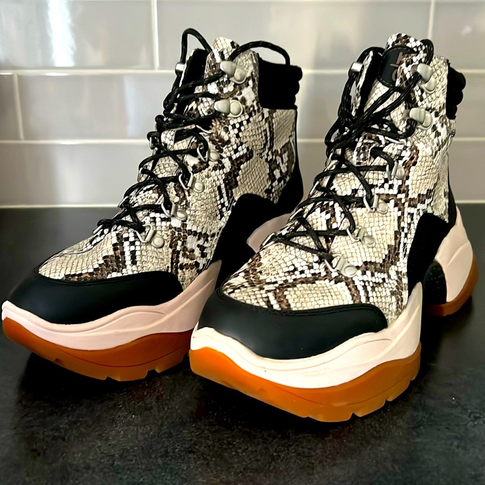 Kenneth Cole Waterproof Snake Boots with Gore-Tex